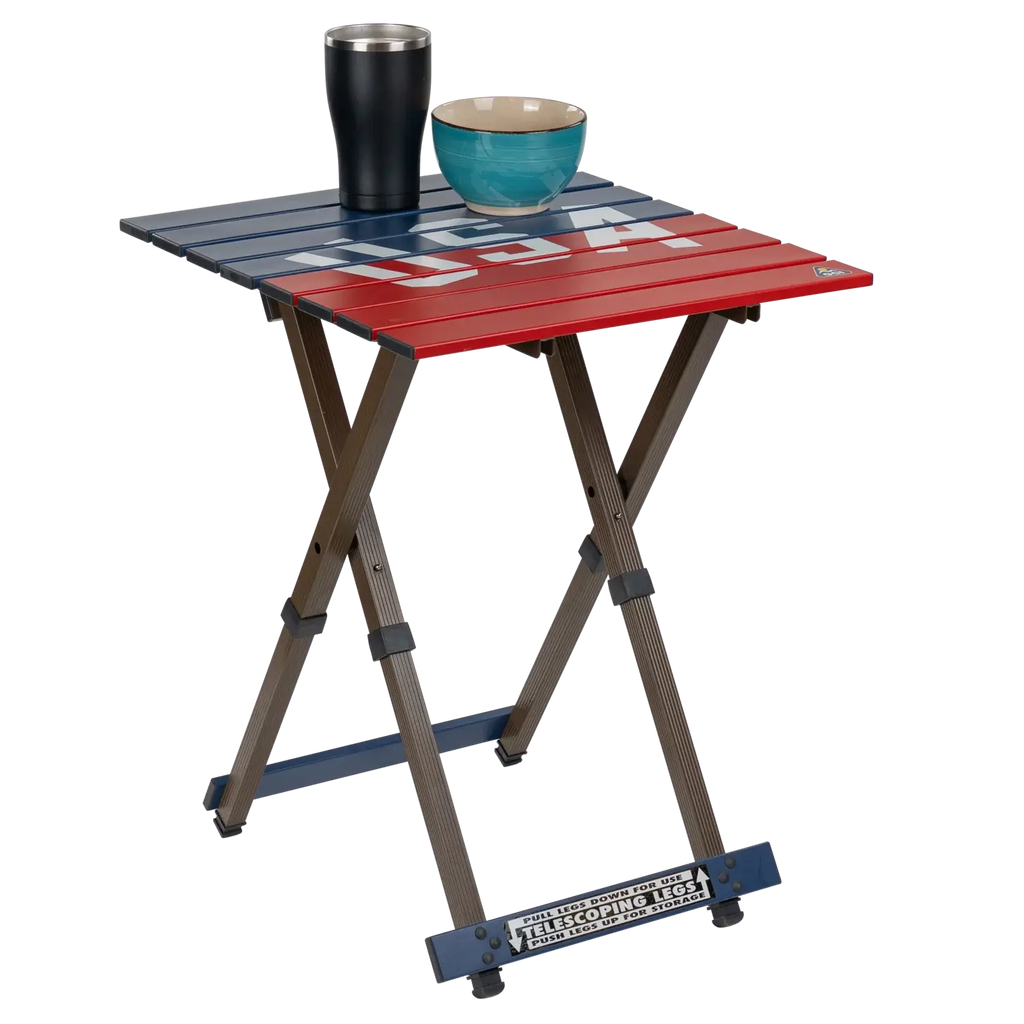 Compact Camp Table 20™ - USA Anniversary Deluxe